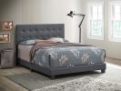 Glory Furniture Caldwell G1306-QB-UP Queen Bed , DARK GREY