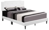 Glory Furniture Deb G1118-QB-UP Queen Bed - All In One Box , WHITE