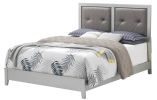 Glory Furniture Primo G1333A-QB Queen Bed , Silver Champagne