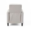 Grey Linen Push Back Chair for Elegant Home D��cor