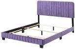 Glory Furniture Lodi G0502-QB-UP QUEEN BED , PURPLE
