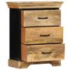 Chest of Drawers 23.6"x11.8"x29.5" Solid Mango Wood
