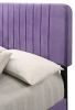 Glory Furniture Lodi G0502-QB-UP QUEEN BED , PURPLE
