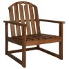Patio Sofa Chairs 2 pcs Solid Acacia Wood