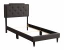 Glory Furniture Deb G1106-TB-UP Twin Bed- All in One Box , BLACK