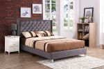 Glory Furniture Julie G1920-FB-UP Full Upholstered Bed , GRAY