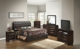 Glory Furniture Marilla G1550C-QB-UP Queen Bed , DARK BROWN