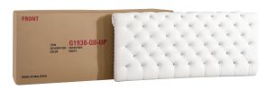 Glory Furniture Maxx G1938-QB-UP Tufted Upholstered Bed , WHITE