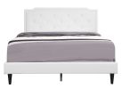 Glory Furniture Deb G1118-QB-UP Queen Bed - All In One Box , WHITE