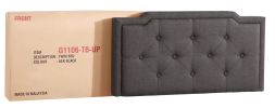 Glory Furniture Deb G1106-TB-UP Twin Bed- All in One Box , BLACK