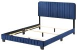 Glory Furniture Lodi G0409-FB-UP FULL BED , NAVY BLUE