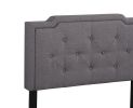 Glory Furniture Deb G1104-QB-UP Queen Bed - All In One Box , GRAY