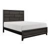 Modern Style Clean Line Design Gray Finish 1pc Queen Size Bed Contemporary Bedroom Furniture