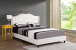 Glory Furniture Joy G1926-FB-UP Full Upholstered Bed , WHITE