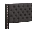 Glory Furniture Julie G1906-KB-UP King Upholstered Bed , BLACK