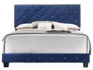 Glory Furniture Suffolk G1405-FB-UP Full Bed , NAVY BLUE