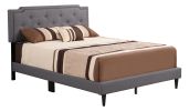 Glory Furniture Deb G1104-QB-UP Queen Bed - All In One Box , GRAY