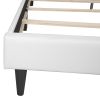 Glory Furniture Deb G1118-QB-UP Queen Bed - All In One Box , WHITE