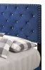 Glory Furniture Suffolk G1405-TB-UP Twin Bed , NAVY BLUE