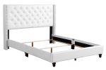 Glory Furniture Julie G1918-FB-UP Full Upholstered Bed , WHITE
