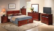 Glory Furniture Louis Phillipe G3100D-FSB2 Full Storage bed , Cherry