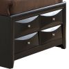 Glory Furniture Marilla G1500G-TSB3 Twin Storage Bed , Black