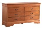 Glory Furniture Louis Phillipe G3160-D Dresser , Oak