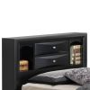 Glory Furniture Marilla G1500G-TSB3 Twin Storage Bed , Black