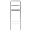 3-Tier Storage Rack over Toilet Silver 20.9"x11"x66.5"
