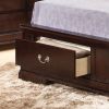 Glory Furniture Louis Phillipe G3125D-QSB2 Queen Storage Bed , Cappuccino