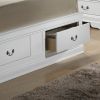 Glory Furniture Louis Phillipe G3190B-QSB Queen Storage Bed , White