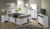 Glory Furniture Marilla G1570G-QSB3 Queen Storage Bed , White