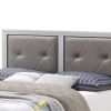 Glory Furniture Primo G1333A-QB Queen Bed , Silver Champagne