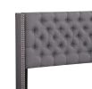 Glory Furniture Julie G1904-FB-UP Full Upholstered Bed , GRAY