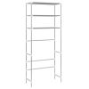 3-Tier Storage Rack over Laundry Machine Silver 27.2"x11"x66.5"