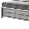 Glory Furniture Marilla G1503G-FSB3 Full Storage bed , Silver Champagne