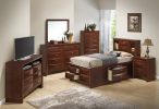 Glory Furniture Marilla G1550G-TSB3 Twin Storage Bed , Cherry