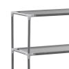 3-Tier Storage Rack over Toilet Silver 20.9"x11"x66.5"