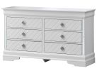 Glory Furniture Verona G6790-D Dresser , Silver Champagne