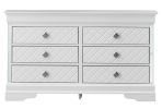 Glory Furniture Verona G6790-D Dresser , Silver Champagne