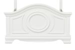 Classic White Finish Panel Bed Traditional Style Full Size Bed Bedroom Furniture Wooden