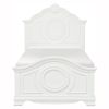 Classic White Finish Panel Bed Traditional Style Full Size Bed Bedroom Furniture Wooden