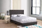 Glory Furniture Julie G1906-KB-UP King Upholstered Bed , BLACK
