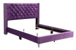 Glory Furniture Julie G1921-QB-UP Queen Upholstered Bed , PURPLE