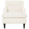 Upholstered Accent Chair Tufted Armchair for Living Room and Bedroom, Beige