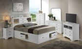 Glory Furniture Louis Phillipe G3190B-FSB Full Storage bed , White