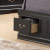 Glory Furniture Louis Phillipe G3150B-TSB Twin Storage Bed , Black