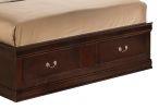 Glory Furniture Louis Phillipe G3125B-KSB King Storage Bed , Cappuccino