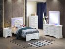 Glory Furniture Lorana G6590C-TB3 Twin Bed , Silver Champagne