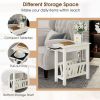 Living Room Bedroom Decor Mobile Sofa End Side Table